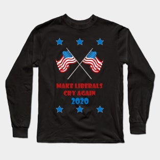 american flag 2020 Long Sleeve T-Shirt